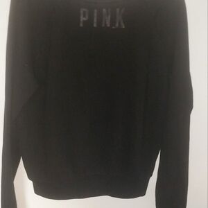 Sweater Pink brand Collaboration with victoria' s secret, It 's blak medium size